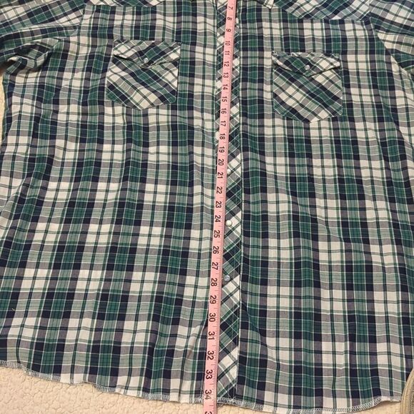 Men's 3XL Vintage Wrangler Western Shirts Long Sleeve Pearl Snap Button Up - Picture 5 of 8